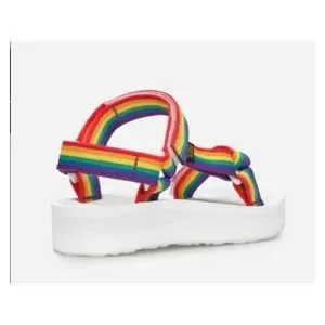 Teva | Shoes | Teva Rainbow Pride Velcro Sandals Size | Poshmark display picture 1